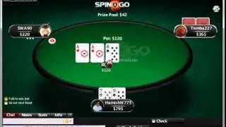 Pokerstars Spin & Go $42 Win