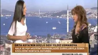 Юлдуз Усманова в программе на канале TRT Turk