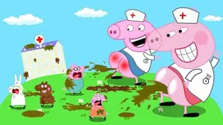 George and Peppa are playing the 