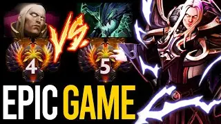 TOP 4 Mikoto INVOKER vs TOP 5 NothingToSay OD MID | EPIC 55MINS GAME