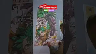 How to make Anime poster Deku Vs All for One #bokunoheroacademia #anime #deku