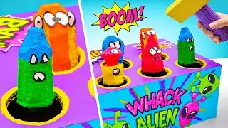 DIY Whack-a-Mole Game From Cardboard || Full Tutorial