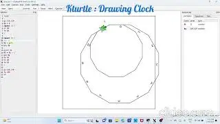 KTurtle Drawing clock | Learn basic coding in Kturtle | Coding with Kturtle | Kturtle tutorials