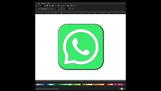 How to Draw WhatsApp Logo 
