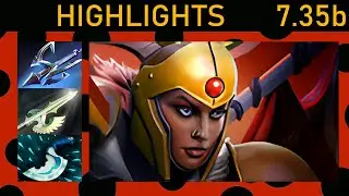 ✨Legion Commander 75% Kill participation! Offlane Highlights 7.35b - Dota 2 High MMR