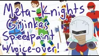 The Meta-Knights ~ Gijinka Speedpaint with Commentary