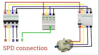 3 phase SPD connection diagram surge protection device connection surge protection device