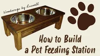 DIY Pet Feeding Station | How to Build a Feeding Station for Dogs | Woodworking