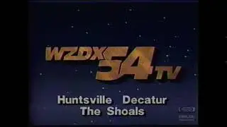WZDX 54 | Ident | 1987 | Fox Huntsville Alabama