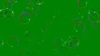 Bubbles Green Screen, Free Use