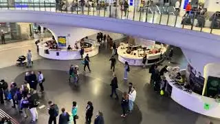 Duże kolejki do kas - Warszawa Centralna