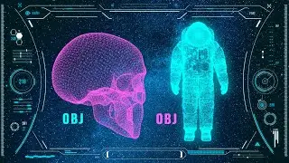 HUD from a 3D model in 1 minute | How to make a HUD in After Effects / Lesson