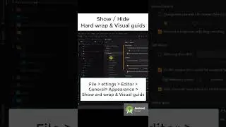 How to disable hard wrap in Android Studio | hard wrap vertical line in IDE for code formatting