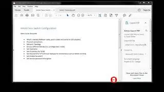 how to setup basic Cisco switch configuration