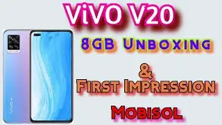 Vivo V20 Unboxing | Looks Great | Shoots Great | Unbox  Set Up New | 2020 Frist Impressions