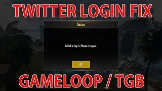 #pubgmobile PUBG Mobile : How to Fix Twitter Login Failed in  Tencent Gaming Buddy(emulator)