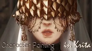 Fen the 8th Saint - Digital Art Painting Process (cc commentary)