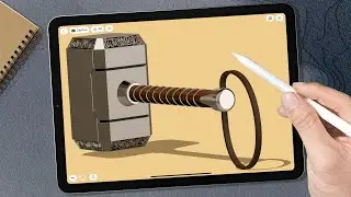 Modeling Thor's Hammer ⚡ | Mjöllnir | Shapr3D