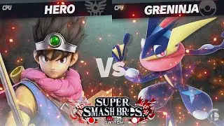 AI-Tournament: HERO vs. GRENINJA - [Round A24] - Super Smash Bros. Ultimate