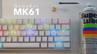 Spray Lubed MK61 Typing Sounds | Gateron Optical Yellow Switches