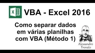 Excel VBA - How to separate data into multiple spreadsheets with VBA - Method 1