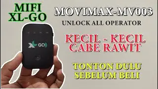 REVIEW | MIFI MOVIMAX MV003 UNLOCK BEKAS XL GO YANG BANDEL DAN KECIL - KECIL CABE RAWIT