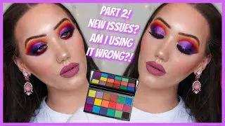 PART 2 - RAINBOW EYE USING THE TAMMI x MAKEUP REVOLUTION TROPICAL CARNIVAL PALETTE | MAKEMEUPMISSA