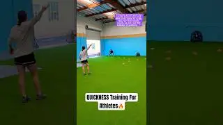 QUICKNESS Training For Athletes! Explosive Athlete Training! #shorts