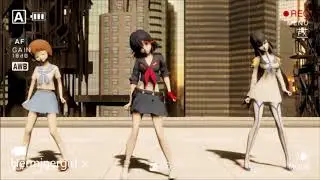 MMD - Ryuko, Satsuki and Mako - Disturbia {Kill La Kill}
