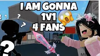 I AM GONNA 1v1 4 FANS! **MM2**