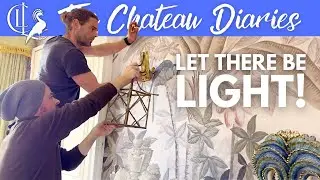 Preparing the Lighting for our Guest Season
