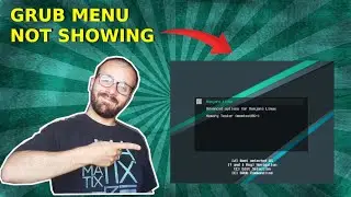 GRUB Menu Not Showing on Boot