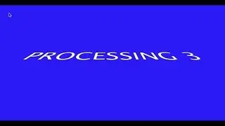 Processing python mode text effect 2