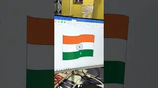 🇮🇳🇮🇳Indian Flag in 60 Sec | Draw Flag🇮🇳 in MS Word 