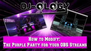 How to Modify the Purple Party Stage for Your OBS Streams