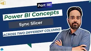 Power BI Tutorial: Sync Slicers Across Different Tables and Pages| Sync different columns