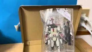 Star Wars clone trooper action figure mail call