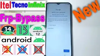 All Itel Frp Bypass Android 14\13  New Solution 2024 | Itel S23 Google Account Remove New 2024