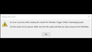 Sony Vegas Rendering Fix | An error occurred while creating the media file