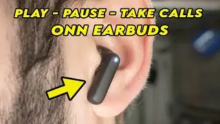 Onn Wireless Earbuds: How to Control Your Music and Take Calls [Play, Pause, Skip, Volume]