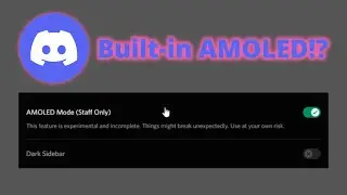 AMOLED Coming to Desktop Discord Soon? New Experiment Released