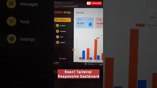 React JS Tailwind CSS Responsive Dashboard Web App 2024 🔥🔥🔥