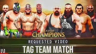 WWE 2K19 Rey Mysterio Kalisto Sin Cara Ricochet vs Braun Strowman Big Show Mark Henry Great Khali