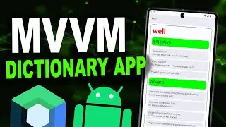 How to make MVVM Architecture Dictionary App | Step-by-Step tutorial
