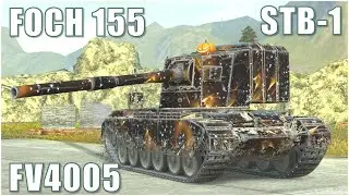 STB-1, AMX 50 Foch & FV4005 ● WoT Blitz