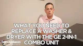 How to Prepare to Install a GE 2-in-1 Washer & Dryer Combo