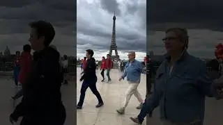 Eiffel Tower on a cloudy day ☁️ 