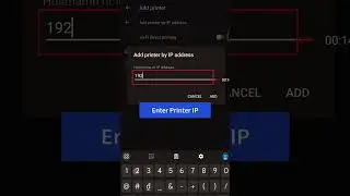 How To Add a printer by IP address on Android 14 #shorts