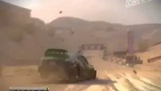 DiRT 2. - Потерял управление на финише.