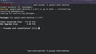 How to Install Google-Meet on KOOMPI Linux?